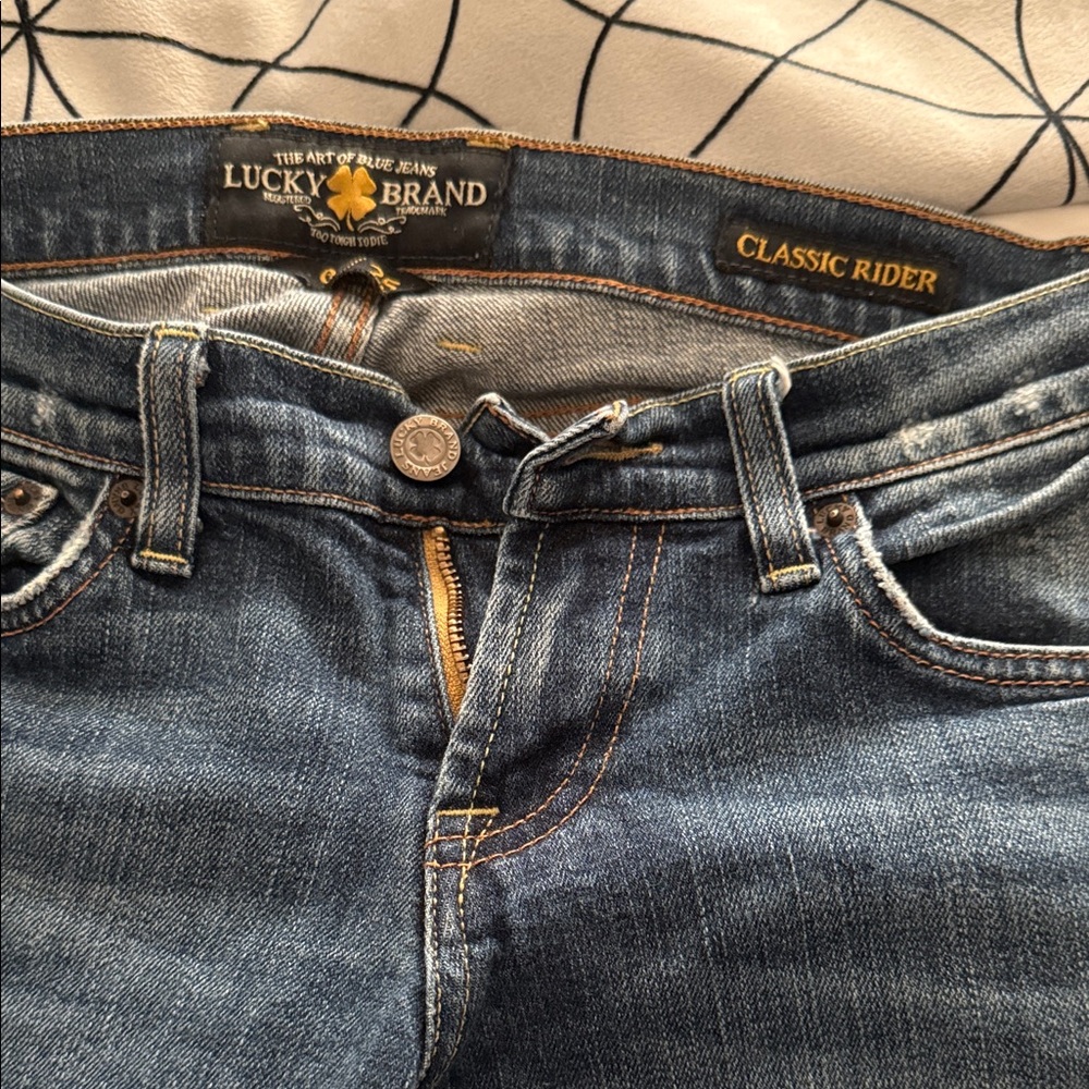 Lucky Brand Classic Rider Women's Dark Blue Boot Cut Jeans